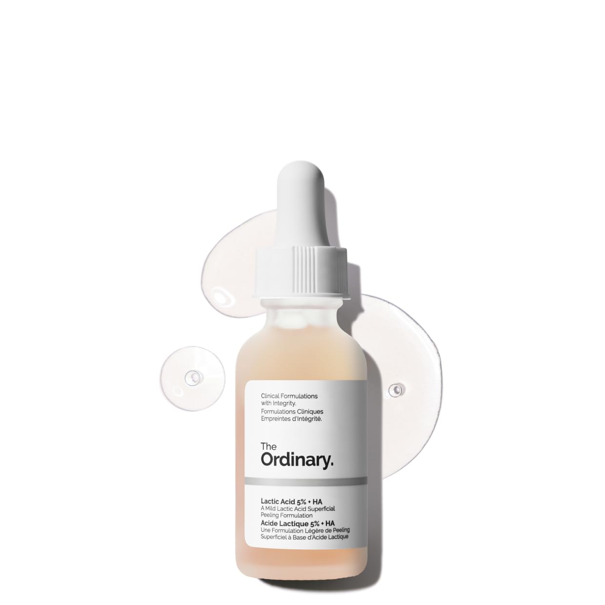 The Ordinary Lactic Acid 5% + Hyaluronic Acid 2%, Gentle Exfoliating Serum for Smoother Skin, 1 Fl Oz Beauty and Personal Care The Ordinary