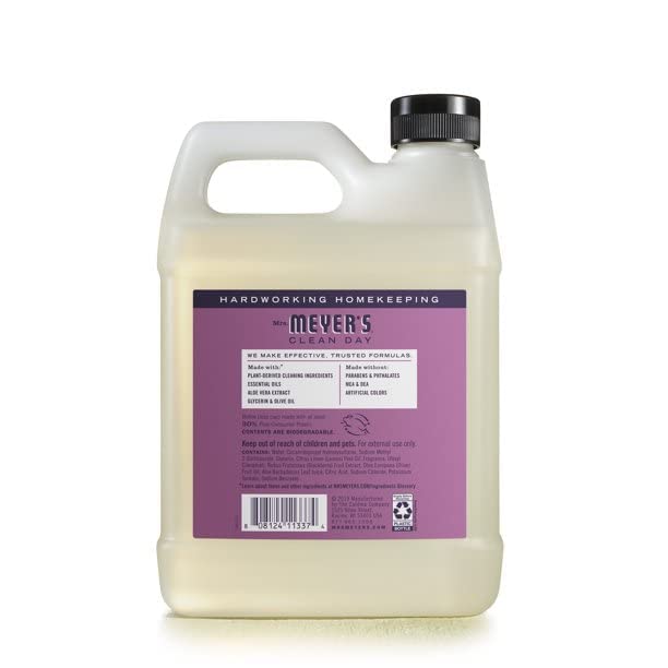 Mrs. MEYER'S Clean Day Plum Berry Scent Hand Soap Refill, 33 Fl Oz. (Pack of 3)