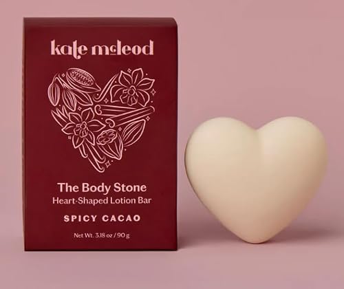Kate McLeod Spicy Cacao Deep Moisturizing Lotion Bar, 3.5 Oz - Limited Edition for Valentine's Day