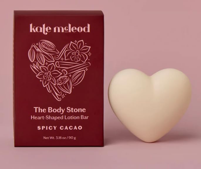 Kate McLeod Spicy Cacao Deep Moisturizing Lotion Bar, 3.5 Oz - Limited Edition for Valentine's Day