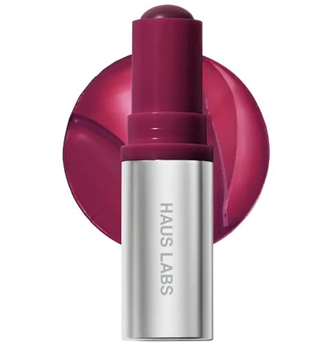HAUS LABS BY LADY GAGA Color Fuse Lip + Cheek Blush Balm Stick in Glassy Acai & ENTEL Aloe Vera Sheet Masque (BONUS)