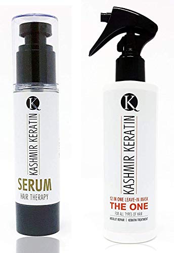 The 1 Kashmir Keratin and Hair Therapy Serum Kit (3.38oz)