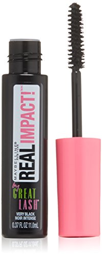 Maybelline New York Great Lash Real Impact Washable Mascara, Very Black, 0.37 Fluid Ounce