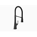 Kohler K-22060-BL Graze Kitchen Sink Faucet, Matte Black 3.3 Ounces