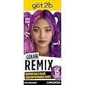 got2b Color Remix Semi-Permanent Hair Color, Purple Punch 094, Customizable Temporary Hair Dye to Create A Vibrant or Pastel Shade, Easy At-Home