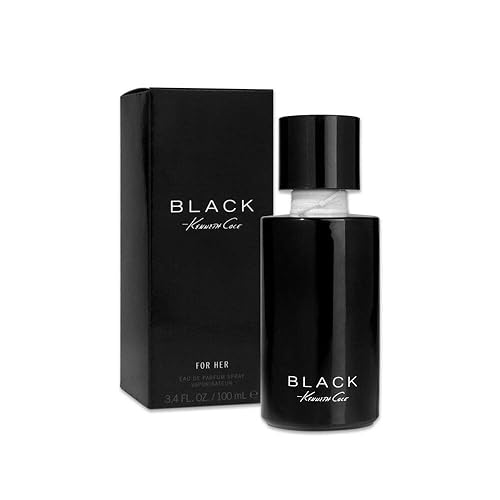 Kenneth Cole Black for Her Eau de Parfum Spray Perfume for Women, Warm, Fresh, Feminine and Botanical Scent, Notes of Lush Florals, Citrus