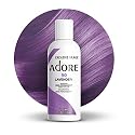 Adore Semi Permanent Hair Color (090 Lavender) | Vegan & Cruelty-Free Purple Hair Dye | No Ammonia, No Peroxide, No Alcohol | 4 Fl Oz
