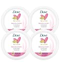 Dove Nourishing Body Care, Face, Hand, and Body Beauty Cream for Normal to Dry Skin Lotion for Women with 24-Hour Moisturization, 4-Pack, 2.53 Oz Each
