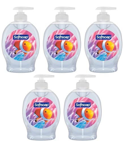 Softsoap Liquid Hand Soap, Aquarium Series 7.50 oz (Pack of 5)