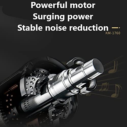 GLESVOWIO Hair Clippers for Men Rechargeable Electric Clipper Cutting Machine Beard Trimmer Cordless(Km1760 Black) Beauty and Personal Care GLESVOWIO