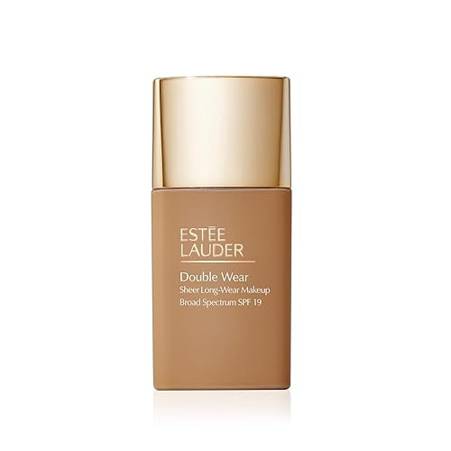 Estée Lauder Double Wear Sheer Matte Foundation SPF 19 | 12-Hour Wear, 1.0 Fl Oz, 5W1 Bronze
