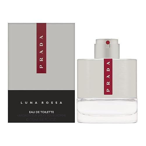 Prada Luna Rossa Eau de Toilette Spray for Men, 1.7 Ounce