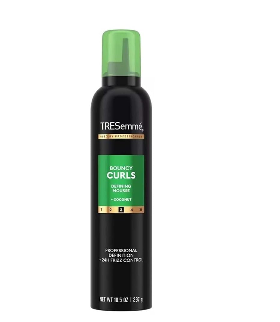 TRESemmé Multi-Tasking Hair Mask and Bouncy Curls Mousse with 24H Control & Definition Bundle Pack (Pack of 2)