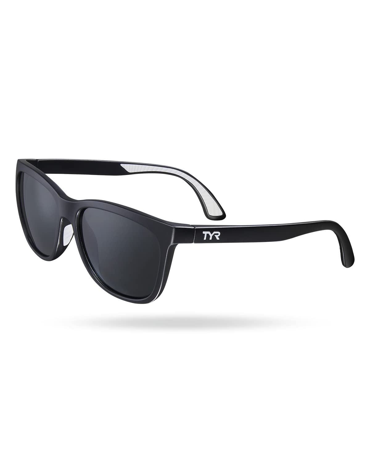 TYR Women's Carolita Lifestyle Sunglasses Polarized Cat Eye, Smoke/Black, One Size