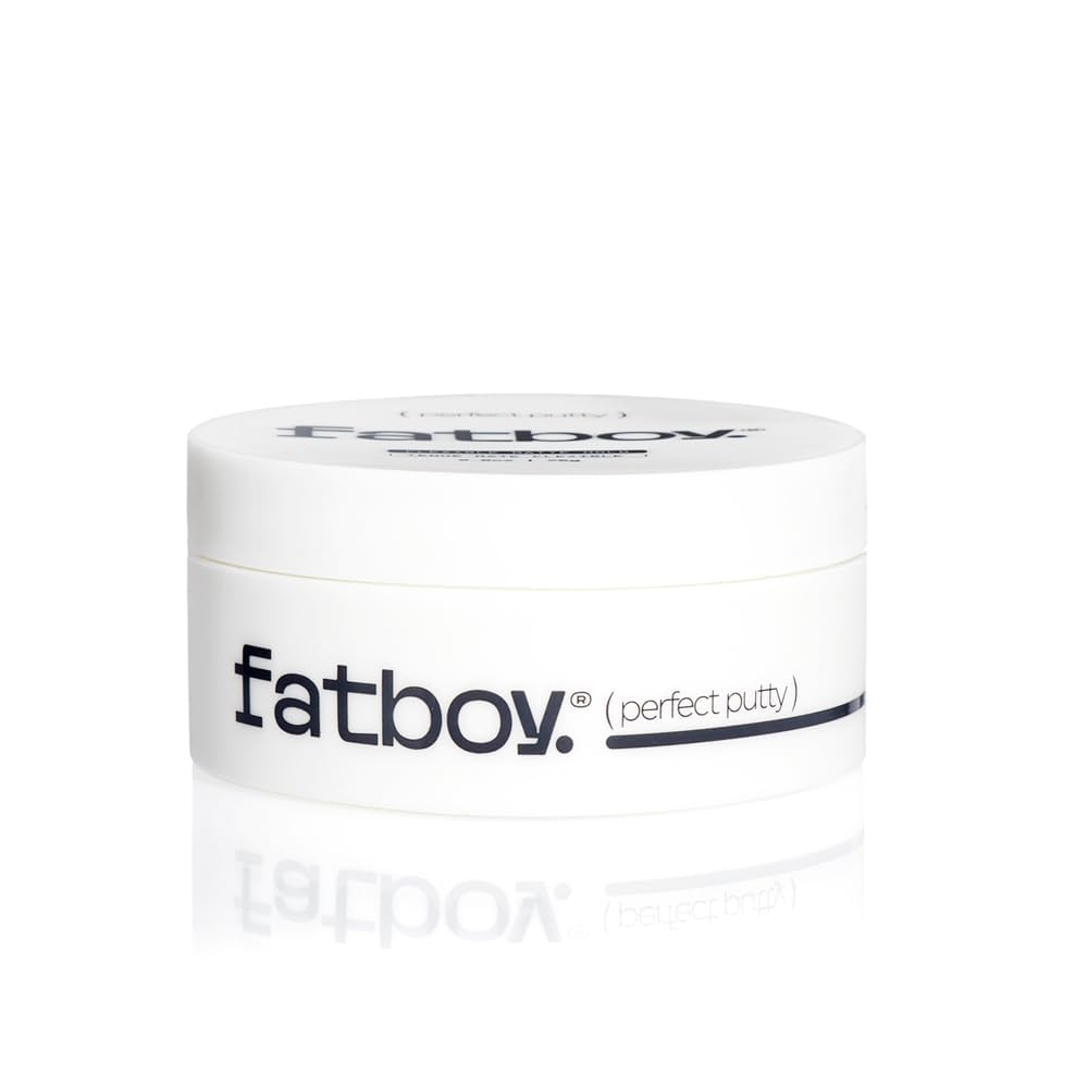 Fatboy Hair Perfect Putty, Styling Kaolin Clay Putty, Medium Hold for Volume & Texture, Matte Finish, Hair Care for All Hair Types, Flexible