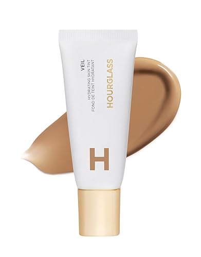 Hourglass Veil Hydrating Skin Tint, Dewy Tinted Moisturizer, Makeup and Skincare Benefits, Lightweight, Buildable Coverage, Vegan, Cruelty-Free