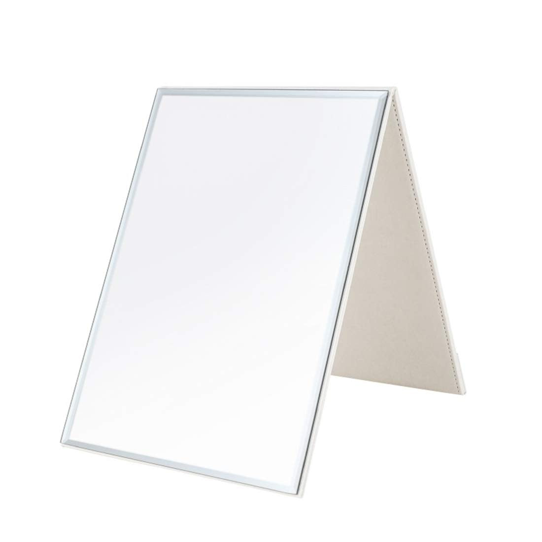 Zcooooool Large Portable Super HD Mirror - Multi Stand Angle Hand Free/Handheld/Tabletop Foldable 10x7 Inch