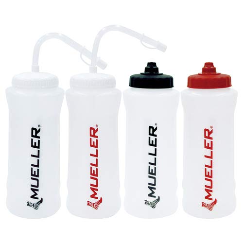 Mueller Water Bottle Straw & Cap Red 946ml 919129M Red