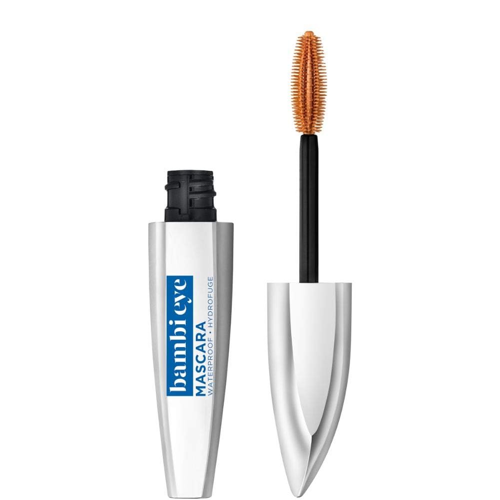 L'Oreal Paris Bambi Eye Mascara, Lasting Volume, Length & Lift, Doe-Eye Definition, No Clumping or Smudging, Waterproof, Black, 0.21 fl. oz.