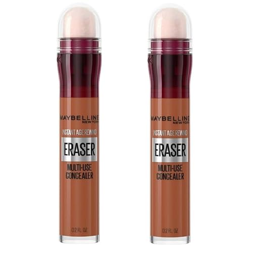 Pack of 2 Maybelline New York Instant Age Rewind Instant Eraser Multi-Use Concealer, Mahogany # 147