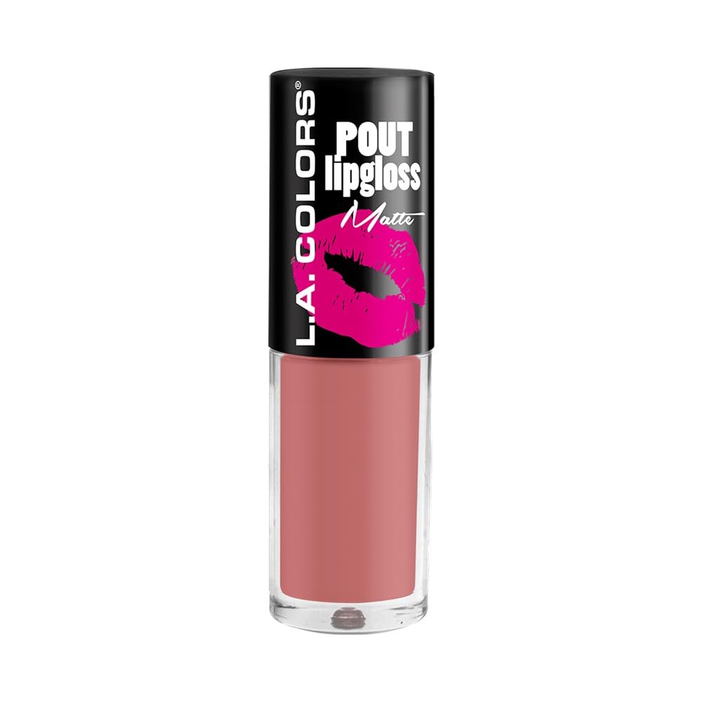 L.A. COLORS Pout Matte Lipgloss, Let's Kiss CLG631