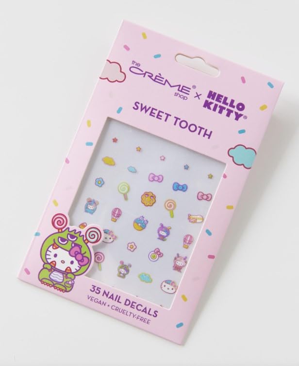 The Creme Shop x Hello Kitty 35 Nail Decals Sweet Tooth Beauty & Personal Care The Crème Shop