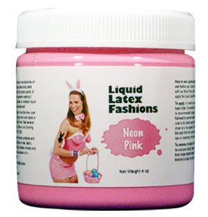 Neon Pink 8 Oz - Liquid Latex Body Paint, Ammonia Free No Odor, Easy On and Off, Cosplay Makeup, Creates Professional Monster, Zombie Arts