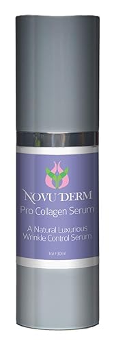 Novu Derm- Pro Collagen Serum- Significally Increase Collagen Production Safely and Efficiently- Natural Luxurious Formula To Hydrate and Diminish