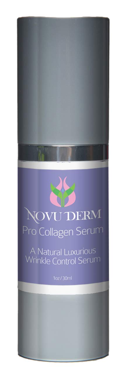 Novu Derm- Pro Collagen Serum- Significally Increase Collagen Production Safely and Efficiently- Natural Luxurious Formula To Hydrate and Diminish
