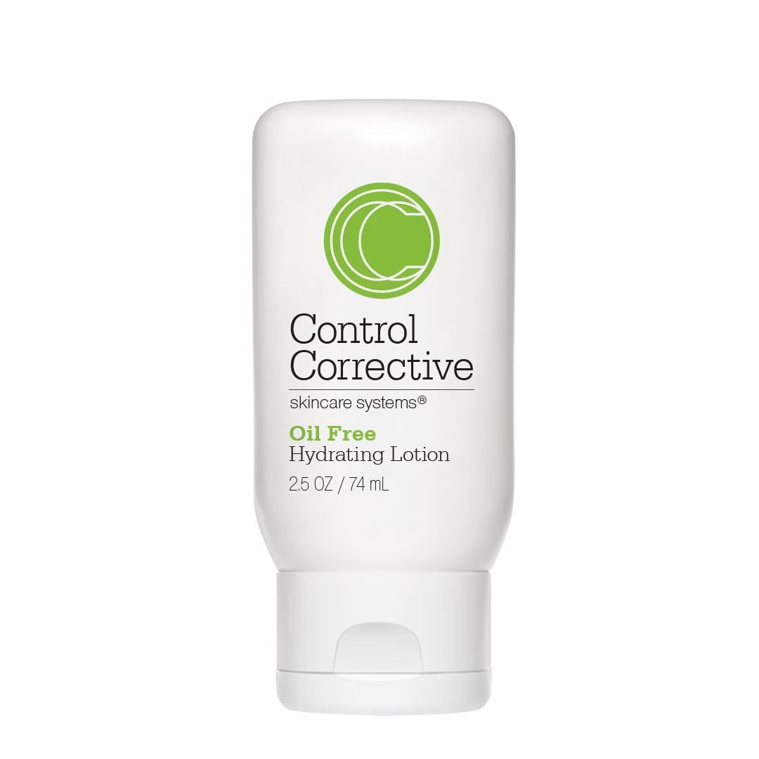 CONTROL CORRECTIVE Oil Free Hydrating Lotion, 2.5 Oz - Lightweight, Silky, Non-Comedogenic, Oil-Free, Facial Moisturizer, Leaves Skin Hydrated