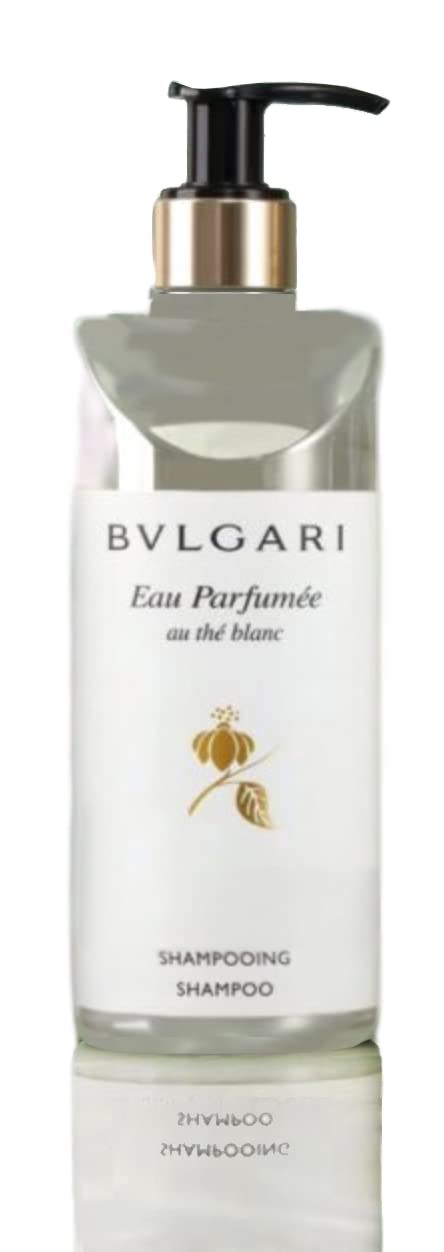 BVLGARI Eau Parfumee au the blanc White Tea Shampoo and Hair Conditioner Set of 2-10.1 Fluid Ounces/300 mL Each