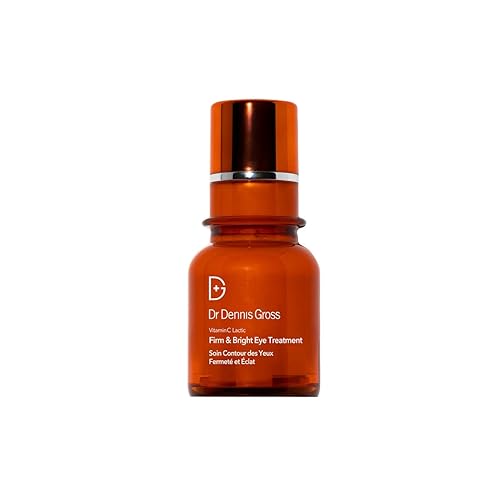 Dr. Dennis Gross Vitamin C Lactic Firm & Bright Eye Treatment | Silky, Lightweight, Fast-Absorbing Treatment to Improve Puffiness, Dark Circles,