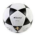 Mikasa FT5 Goal Master Soccer Ball (Black/White, Size 5)