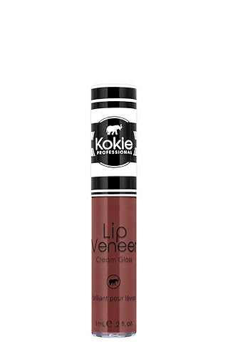 Kokie Cosmetics Lip Veneer Cream Lip Gloss, Mocha Madness, 0.2 Fluid Ounce