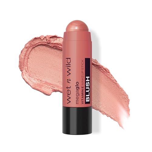 wet n wild MegaGlo Makeup Stick, Buildable Color, Versatile Use, Cruelty-Free & Vegan - Peach Bums