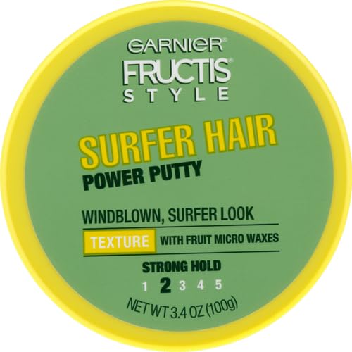 Garnier Fructis Style Surfer Hair Power Putty, 3.4 Oz, 1 Count (Packaging May Vary)