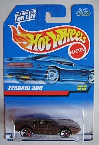 HOT WHEELS BROWN FERRARI 308 COLLECTOR #816 5 DOT