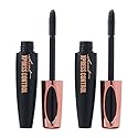 Two Pack: Silk Fiber Mascara 4D, Lengthening and Thickening, Secret Xpress Control - Long Lasting & Smudge-Proof, All Day Exquisitely Full, Long