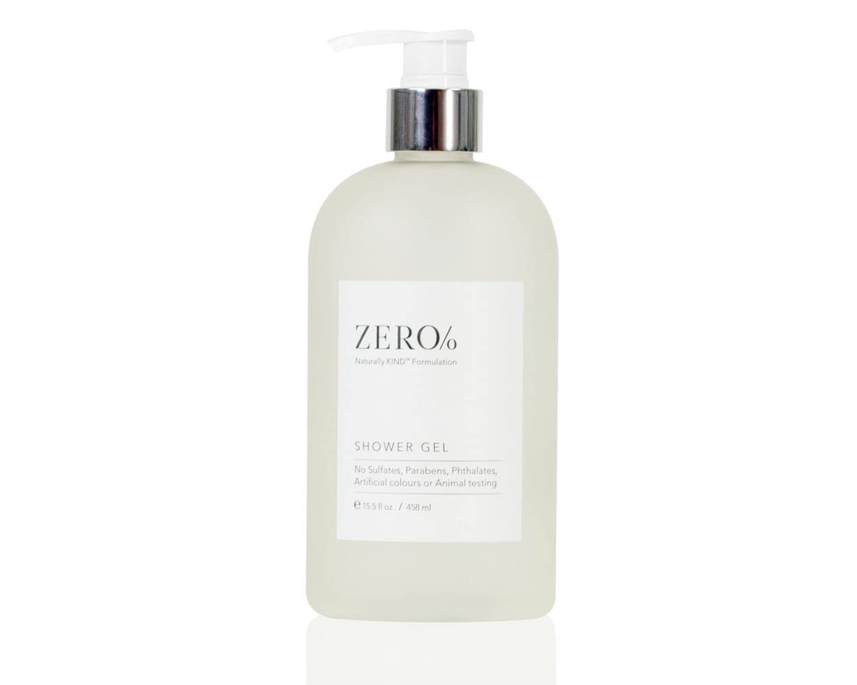 Gilchrist & Soames Zero% Shower Gel - Naturally Kind Sulfate, Paraben & Cruelty-Free Liquid Body Wash for Men & Women, Fresh Botanical Scent Infused