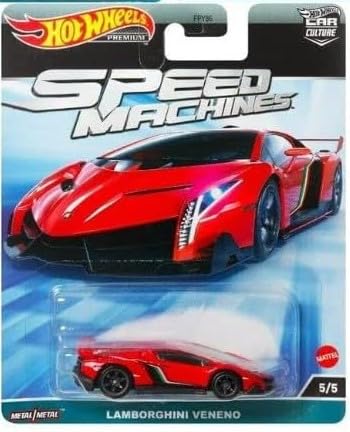 Hot Wheels Car Culture 2023 Speed Machines Complete Bundle of 5 Diecast Vehicles from FPY86-959A Release
