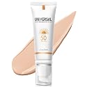 Tinted Sunscreen for Face SPF 50, Tinted Moisturizer with SPF, Sweat Resistant Oil Free with No White Cast, Broad Spectrum UVA/UVB, 1.7oz