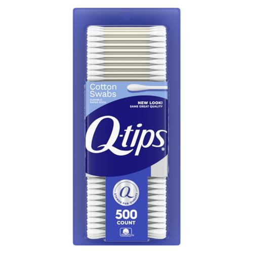 Q-tips Cotton Swabs, Original, For Home, First Aid and Beauty, 100% Cotton, 500 Count Beauty and Personal Care Q-tips Default Title