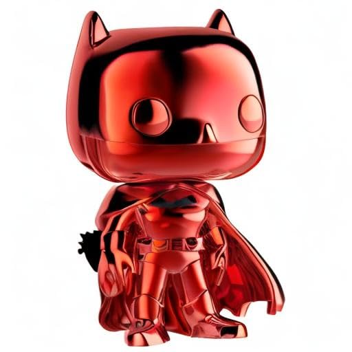 Funko Pop! DC Super Heroes Red Chrome Batman Shop Exclusive Vinyl Figure