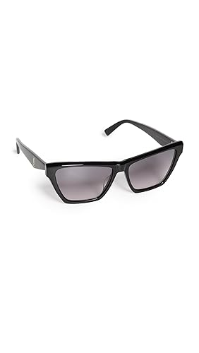 Saint Laurent Women's SL M103 Sunglasses, Black-Black-Grey, One Size