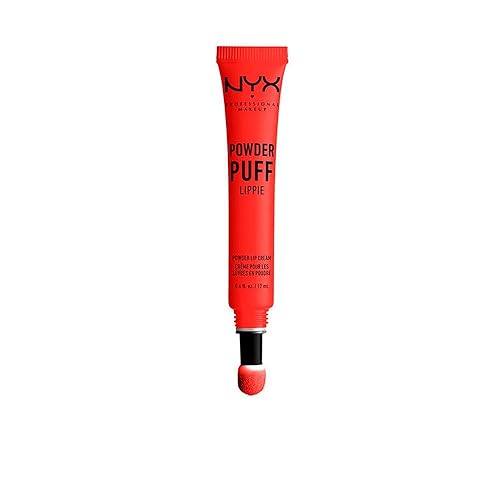 NYX PROFESSIONAL MAKEUP Powder Puff Lippie Lip Cream, Liquid Lipstick - Crushing Hard (Orange)