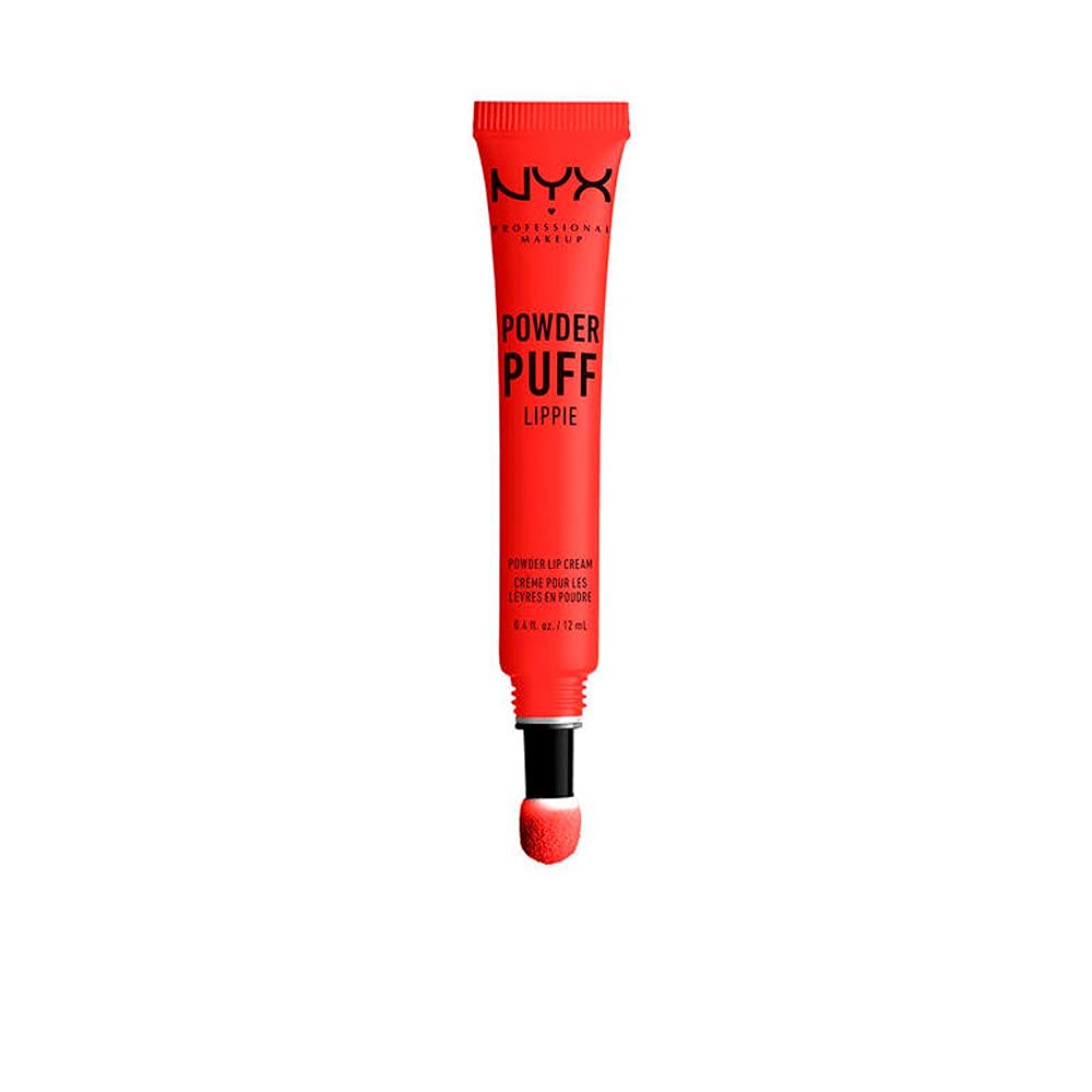 NYX PROFESSIONAL MAKEUP Powder Puff Lippie Lip Cream, Liquid Lipstick - Crushing Hard (Orange)