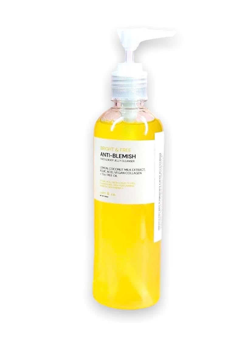 Catt & co. Bright and Free ANTI- BLEMISH FACE & BODY JELLY CLEANSER 250ML