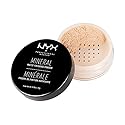 NYX PROFESSIONAL MAKEUP Mineral Matte Finishing Powder, Loose Setting Powder - Light/Medium
