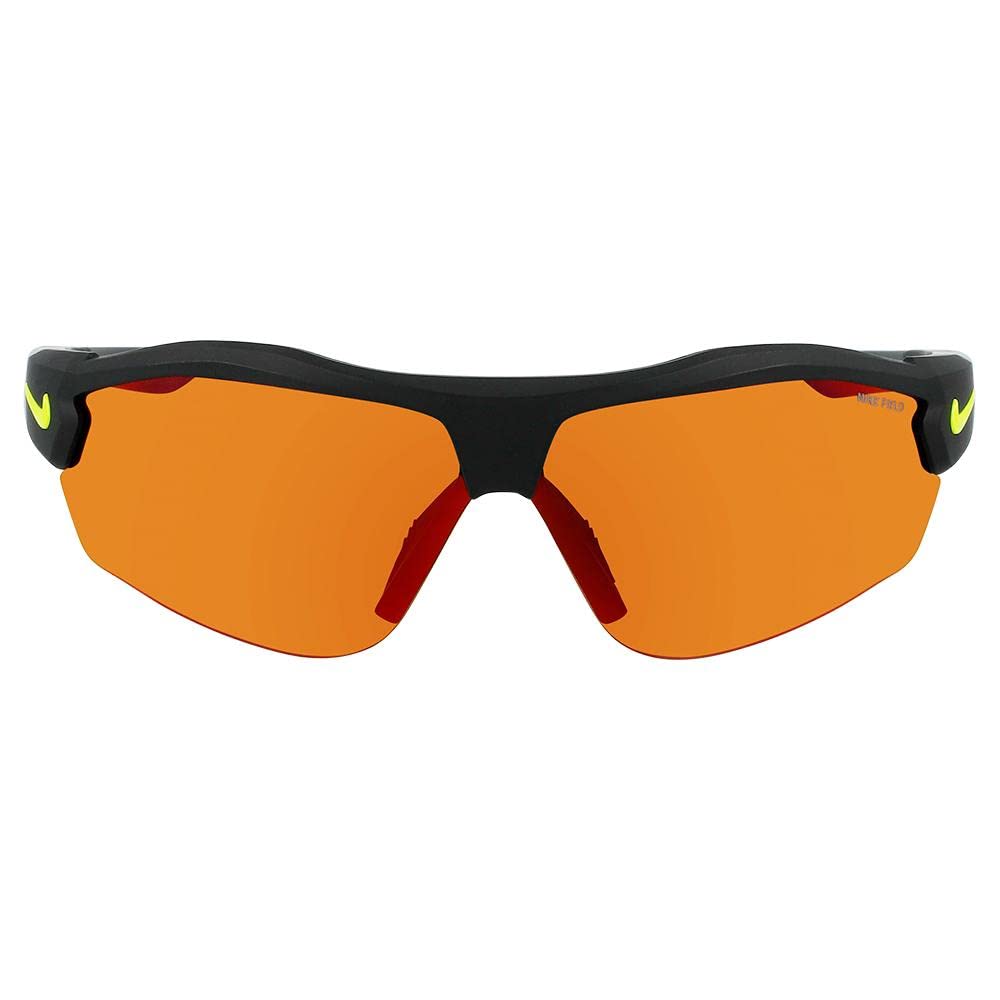Nike Show X3 Rectangular Sunglasses, Matte Black, 72/9/130