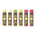 Sun Bum Lip Balm | SPF 30 | 0.15 Ounce Stick | Broad Spectrum UVA, UVB Protection, Paraben Free, Gluten Free, Vegan | The Originals Variety Pack | 6